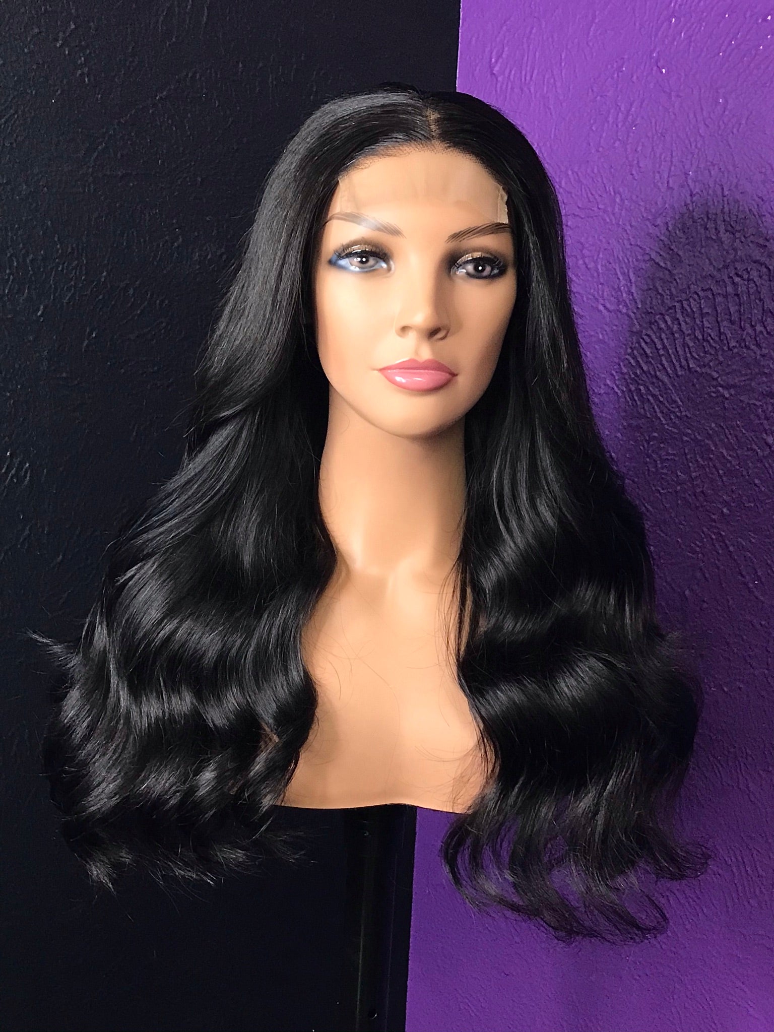 Wig: Straight Frontal Unit 180% Density