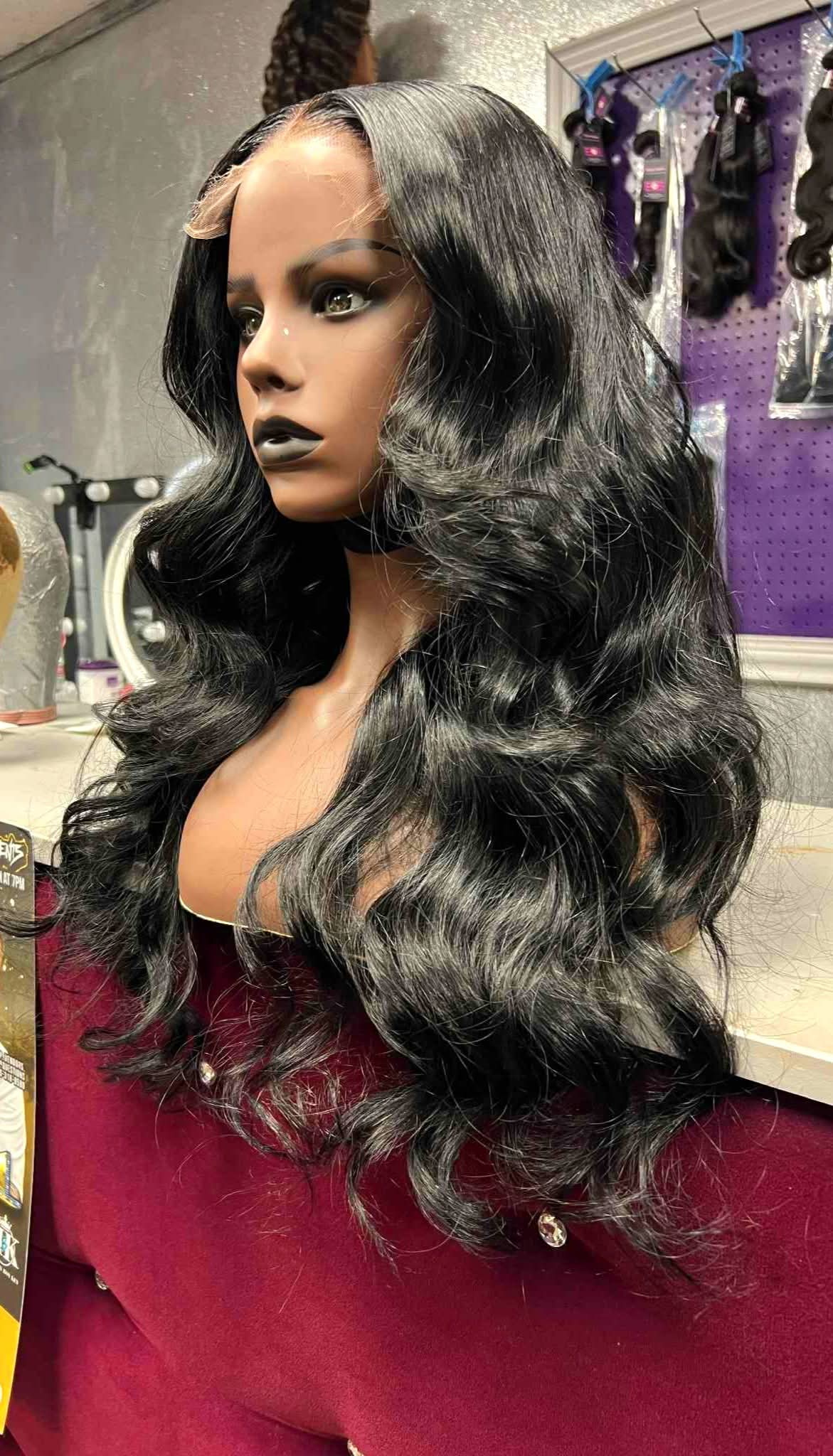 Wig: Body Wave Closure Unit 180% Density