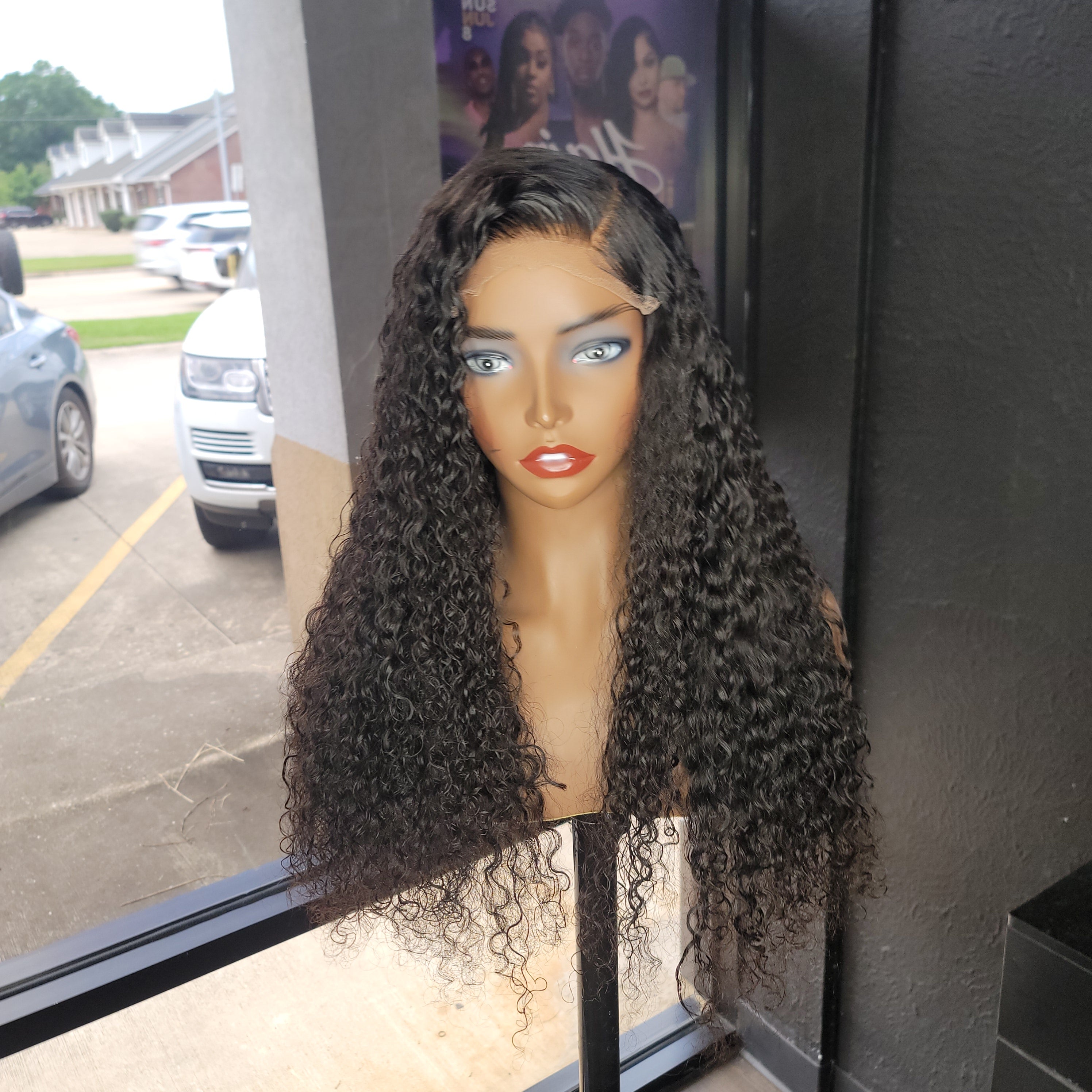 Wig: Burmese Curly 5x5 HD Closure Unit 180% Density