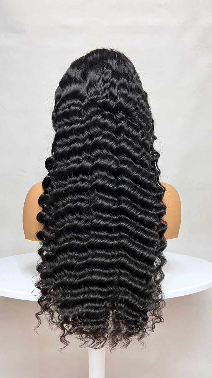 Wig: Deep Wave 5x5 HD Closure Unit 180% Density
