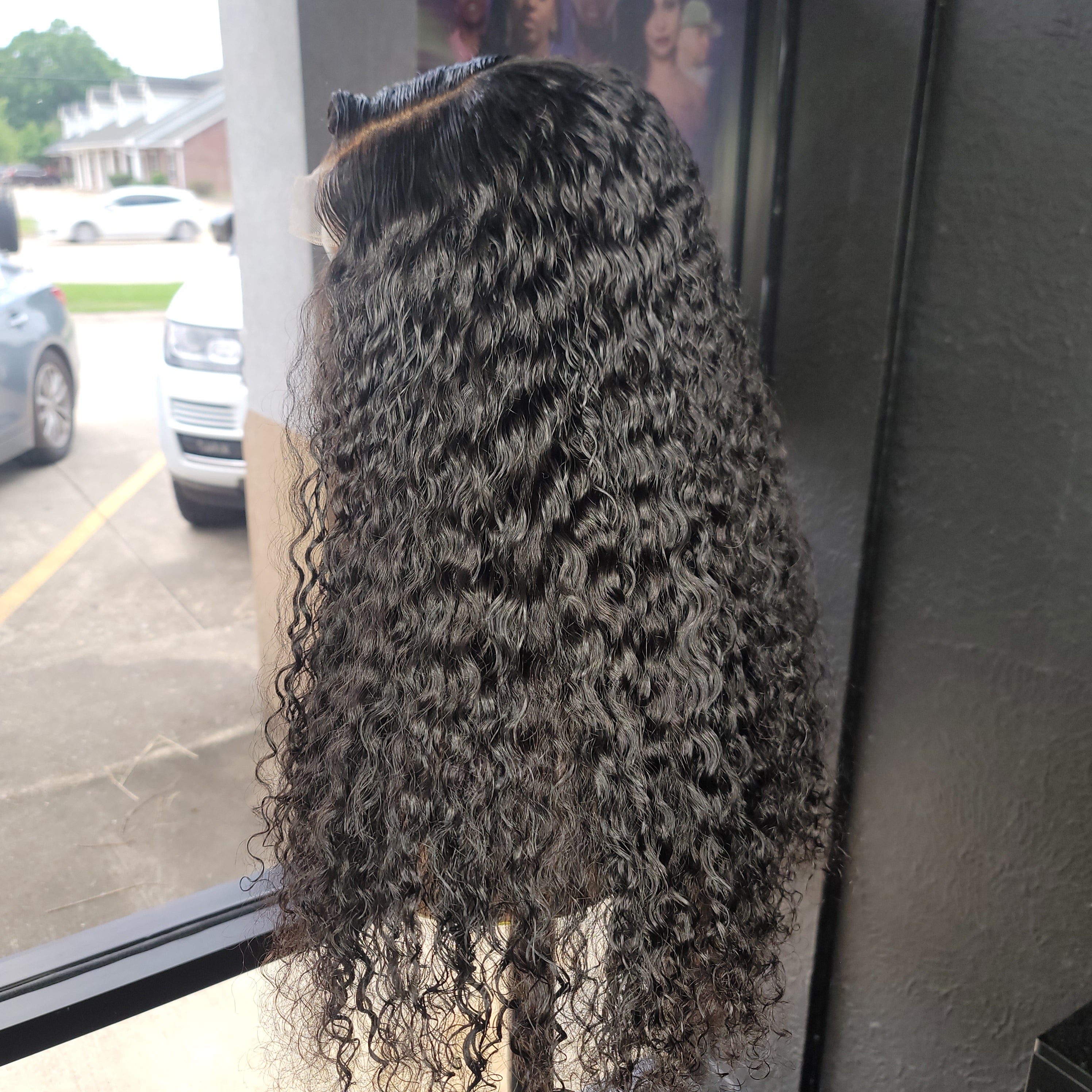 Wig: Burmese Curly 5x5 HD Closure Unit 180% Density