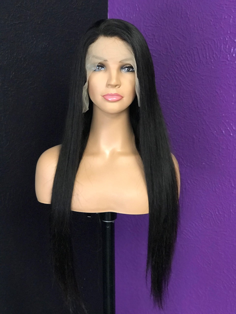 Wig: Straight Frontal Unit 180% Density